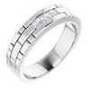 14K White .25 CTW Diamond Mens Ring Ref 14769545